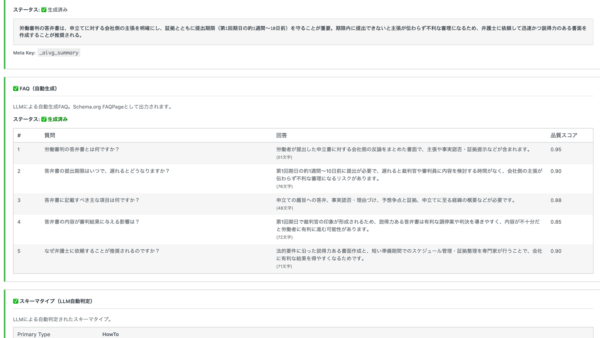 AI Visibility Guard導入事例紹介：法律系記事にHowToの構造化が自動付与！
